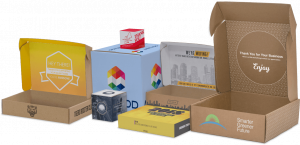 Custom-Boxes-Hero-4-300x145 various sizes and colors of Buyboxes with different logos on them