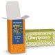 Orange and green reverse tuck product boxes
