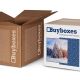 White and brown printed shipping boxes